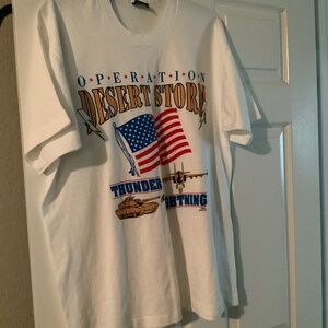 Vintage Operation Desert Storm T-Shirt, size xl, NEW